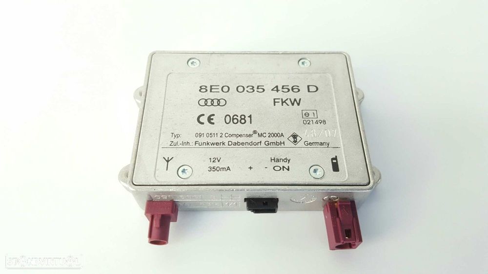 AMPLIFICADOR DE ANTENA AUDI A4 BER. (B8) BáSICO - 1