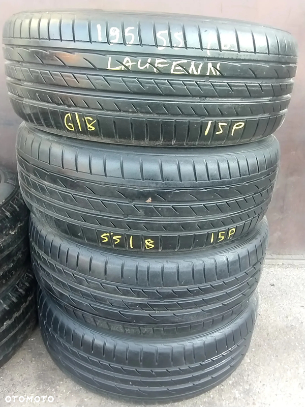 195/55R16 87H Opony Letnie Lato LAUFENN S FIT EQ 6mm Legnica ALU-RAD 195/55