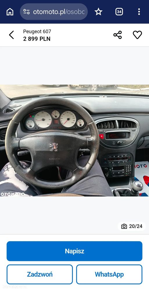 Peugeot 607 2.2 HDI Pack - 24