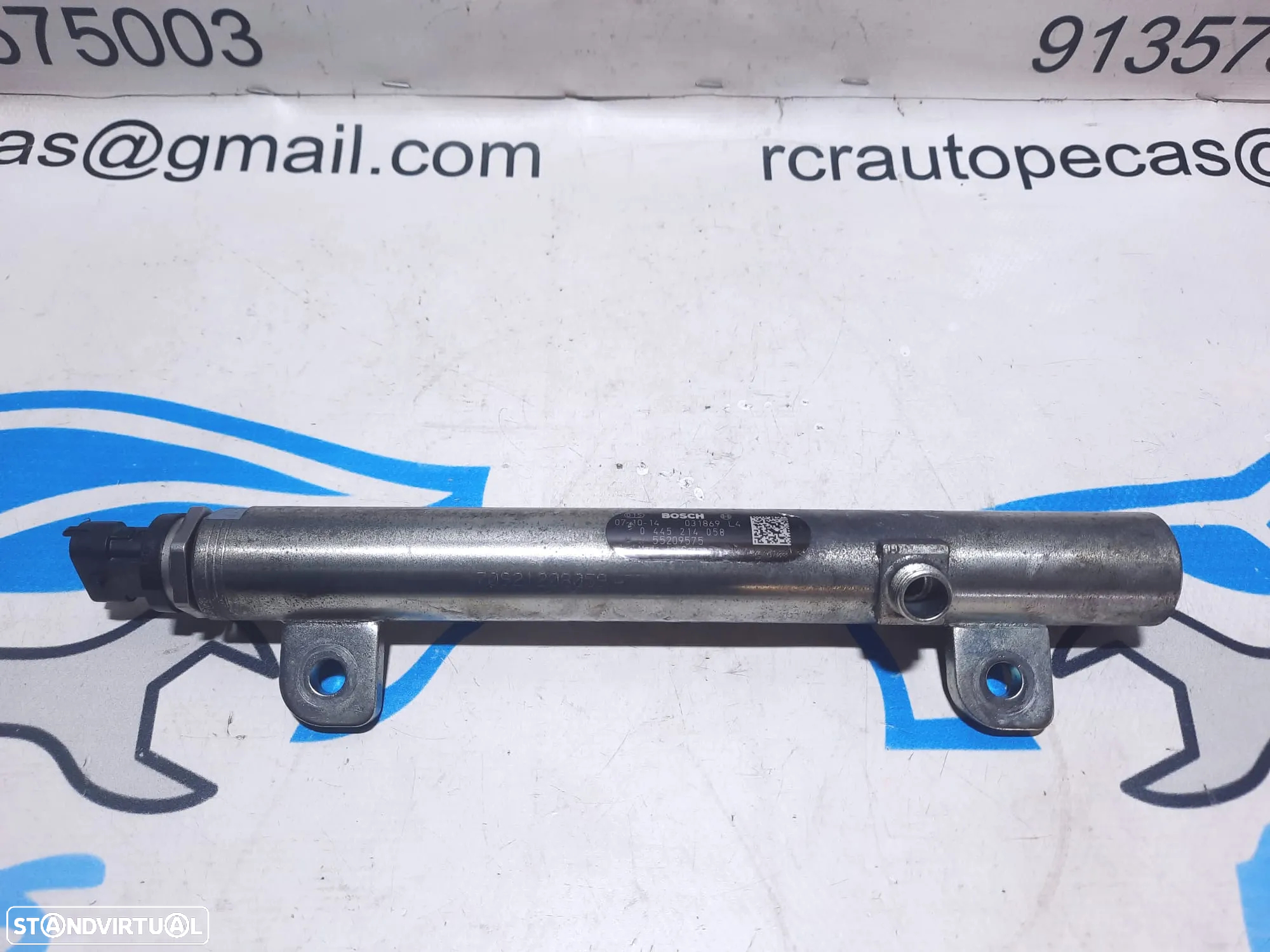 REGUA INJETOR INJETORES ALFA ROMEO GT 937 1.9 JTD 16V 150CV 937A5000 0445214058 55209575 ALFA 159 147 FIAT CROMA INJECTOR INJECTORES - 5