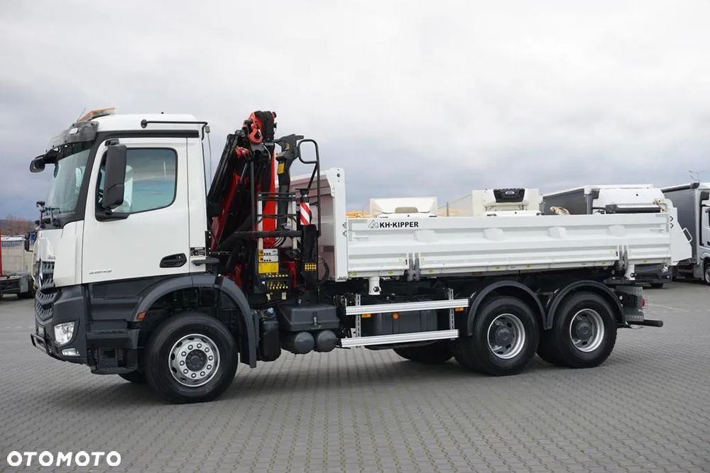 Mercedes-Benz AROCS / 2645 / E 6 / WYWROTKA + HDS / 6 X 4 / HYDROBURTA - 39