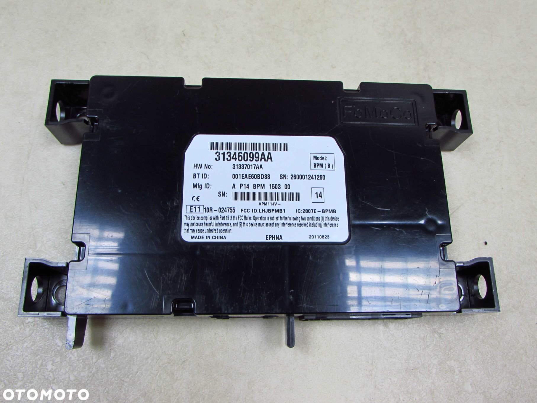 VOLVO S40 V50 C30 C70 LIFT 06-13 MODUL STEROWNIK BLUETOOTH 31346099AA 31346099 - 1