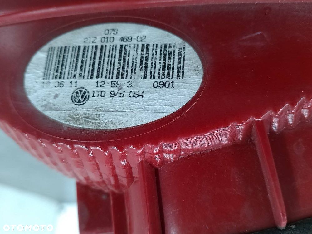 LAMPY KOMPLET W KLAPĘ  VW TOURAN II 1T0945094 2.0 TDI - 7