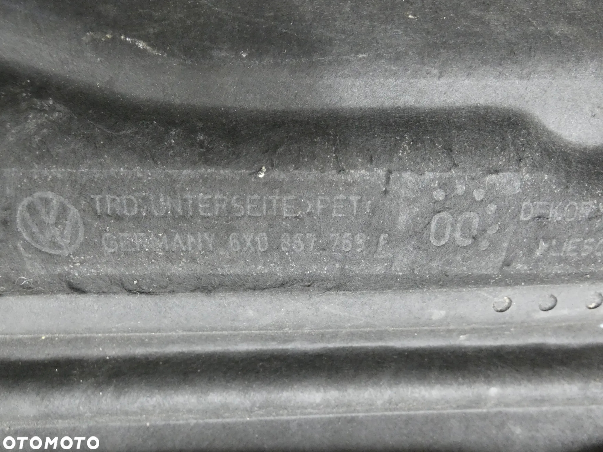 VW LUPO PÓŁKA TYŁ TYLNA BAGAŻNIKA 6X0867769F B2068 - 8