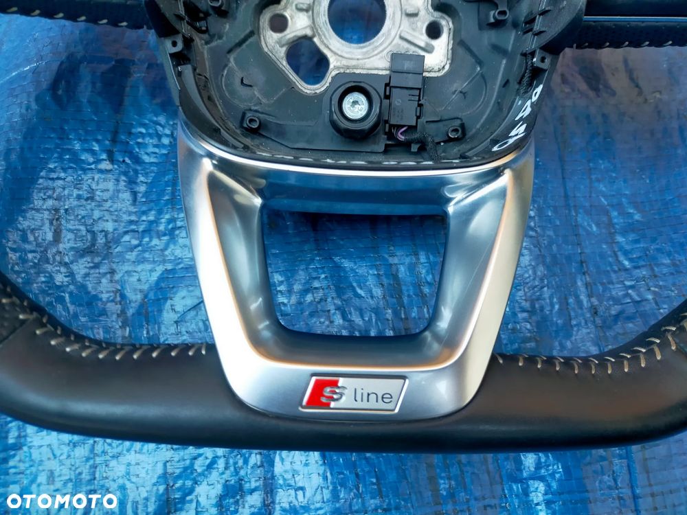 Audi Q7 SQ7 4M S-Line / Kierownica ŚCIĘTA / ŁOPATKI / ORYGINAŁ - 11