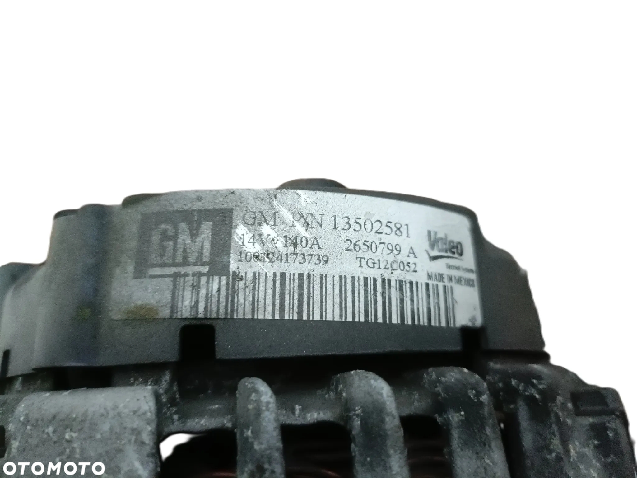OPEL ASTRA J 09-19 2,0 CDTI alternator VALEO 13502581 * - 5
