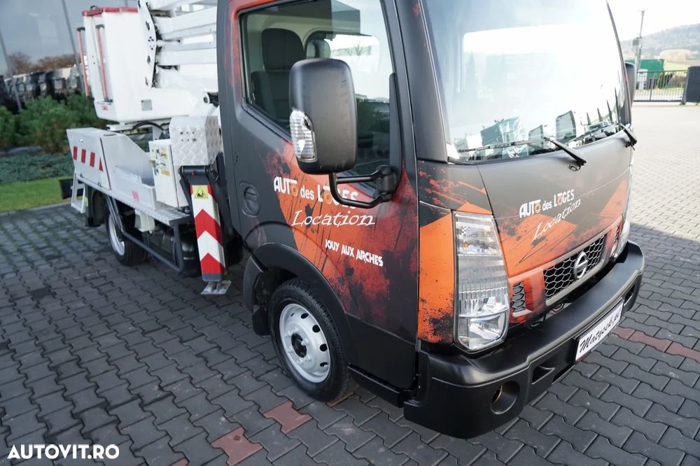 Nissan CABSTAR / ZWYŻKA 16,3 METRÓW / FRANCE ELEVATEUR /  BLIŹNIAK / UDŹWIG - 200 kg / 4 PODPORY / - 14