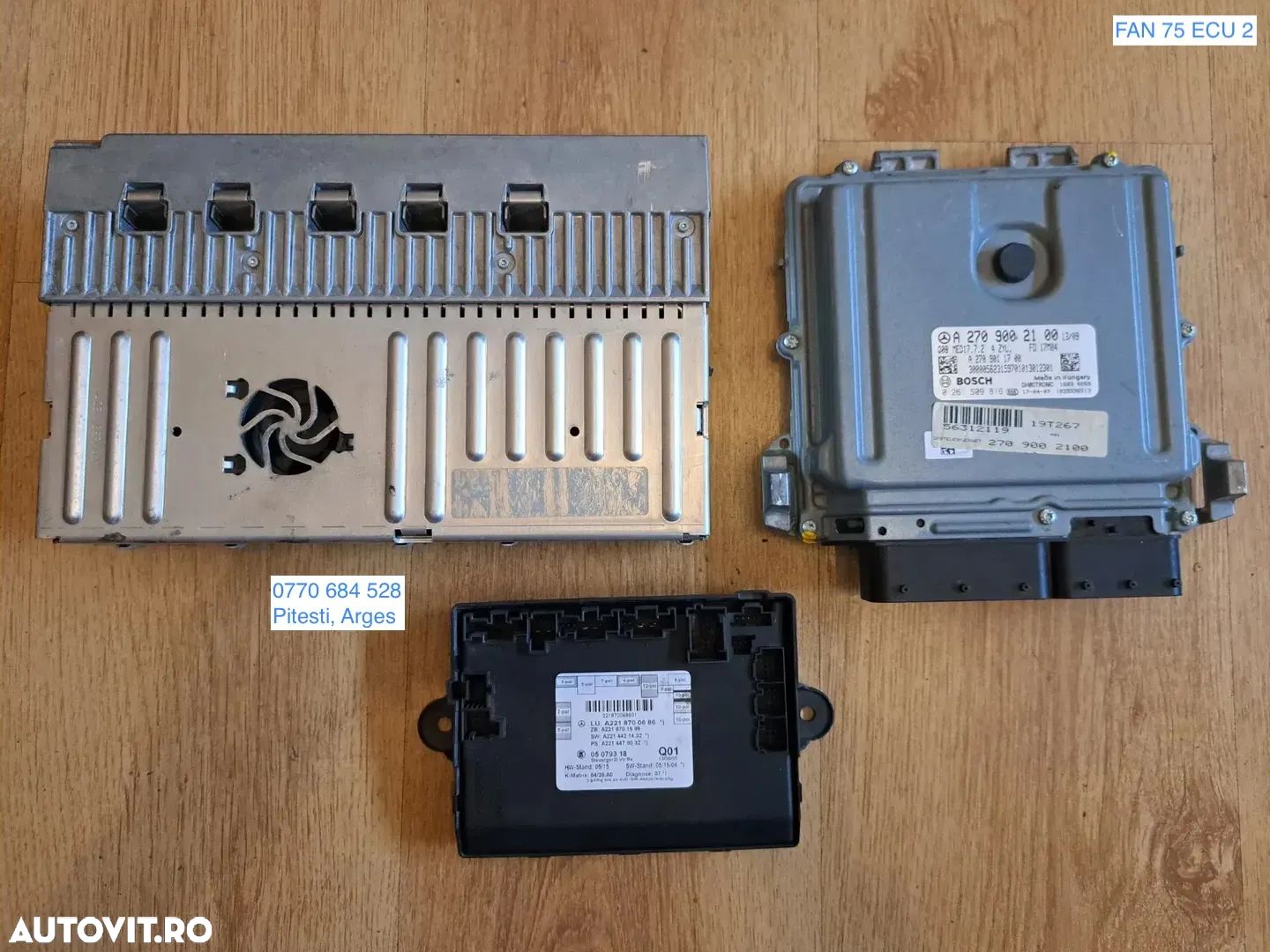 Amplificator audio Harman Kardon Logic 7 Calculator SAM motor Modul unitate control usa dr fata Mercedes W221 W216 W176 W246 - 1