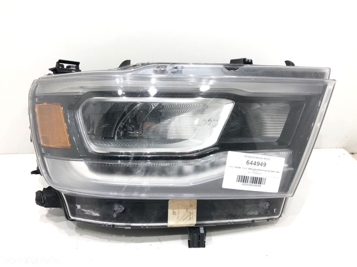 REFLEKTOR PRAWY PRZÓD FULL LED - 869.00 PLN - DODGE RAM 1500 pick-up (DJ, DS) 2008 - 2022 - 1