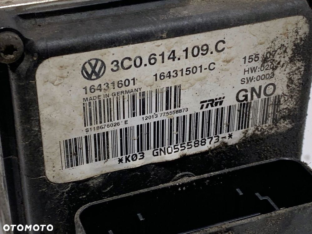 POMPA ABS  VW PASSAT B6 (3C2) 2005 - 2010 1.9 TDI 77 kW [105 KM] olej napędowy 2005 - 2010 - 4