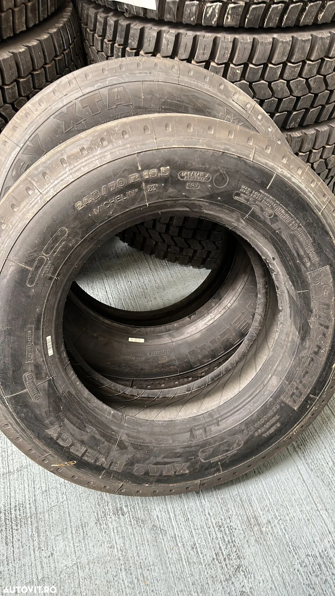 2 Bucati Anvelope camion 245/70/R19.5 MICHELIN XTA2 - 2