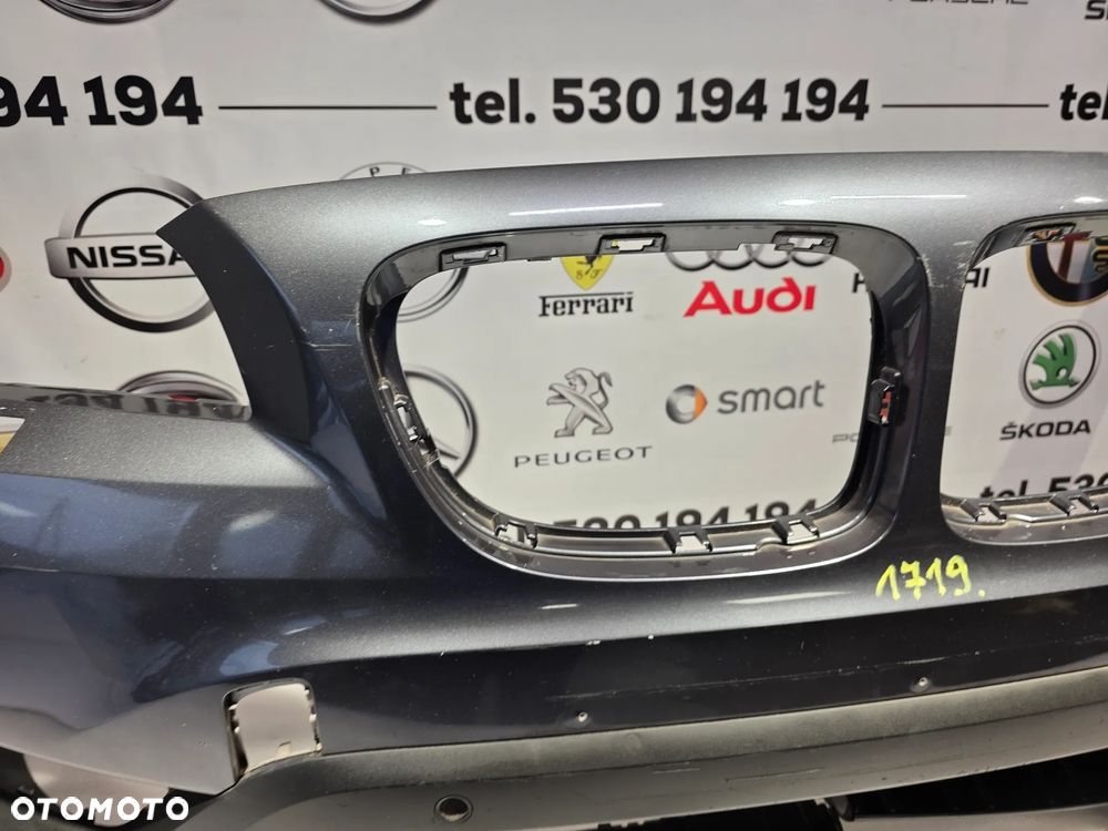 BMW X3 F25 LIFT 12- ZDERZAK PRZEDNI PRZÓD NA SPRYSKI + 4xPDC , NR 51117303750 / 7303750 , NR AUKCJI NZ1719 - 17