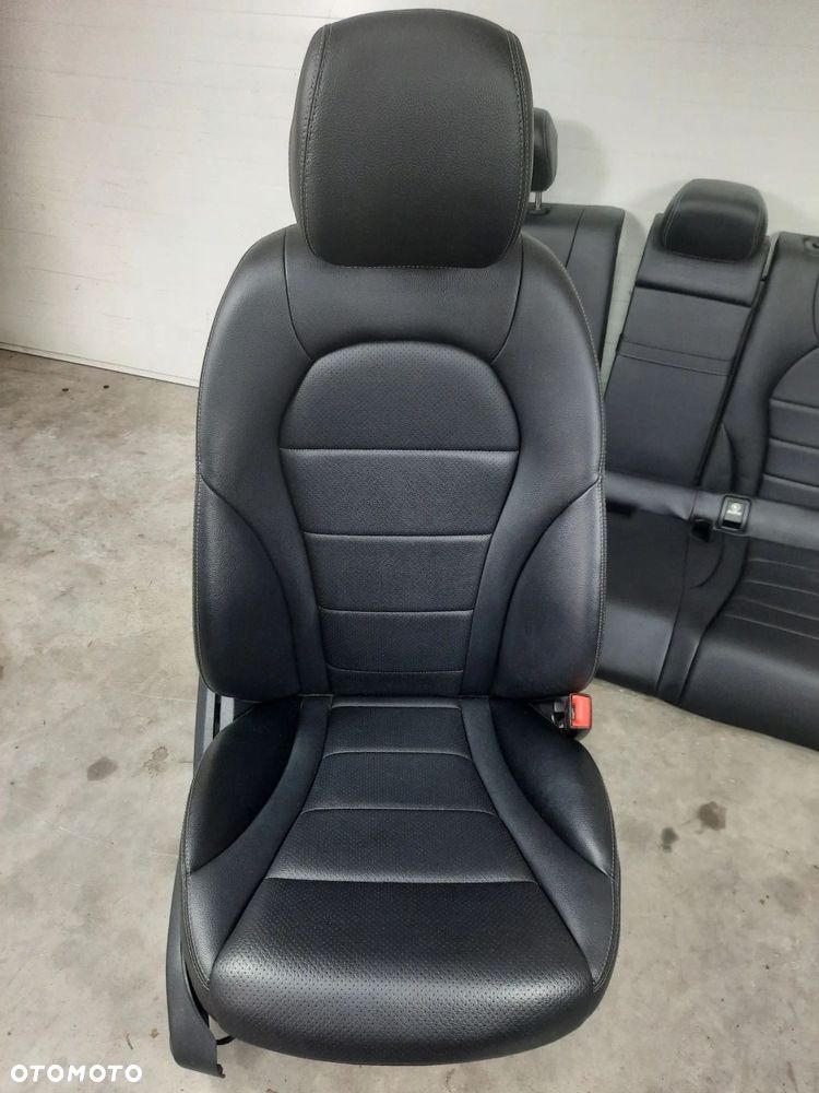 FOTELE KANAPA SKÓRA TUNEL MERCEDES C W205 SEDAN - 5