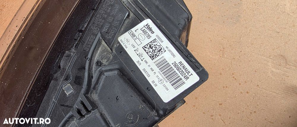 Far stanga Full Led Renault Megane 4 Facelift 2021 2022 / 2023 2024 - 5