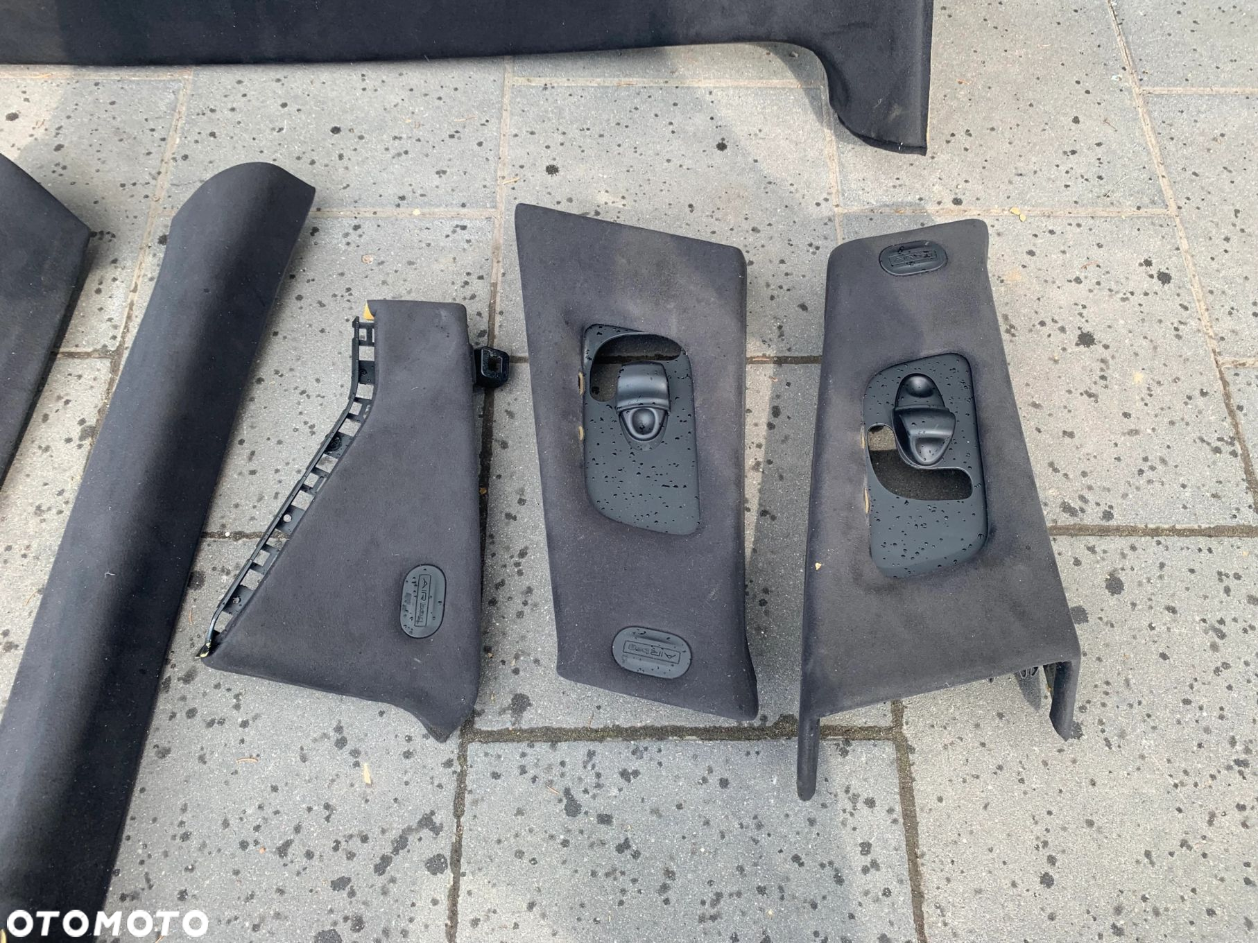 PODSUFITKA ALCANTARA ELEMENTY WNĘTRZA MASERATI GHIBLI III KOMPLET - 6