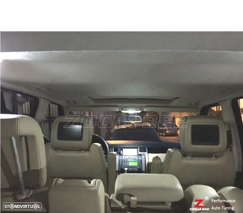 KIT COMPLETO 28 LÂMPADAS LED INTERIOR LAND ROVER SPORT 05-13 - 5