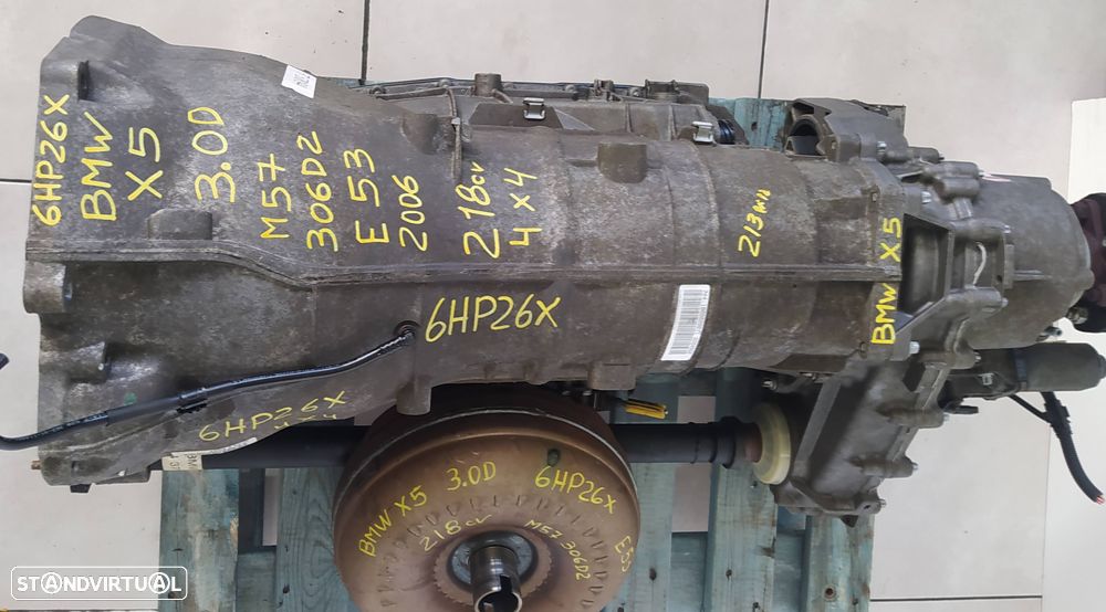 caixa automatica Bmw X5 3.0D xdrive 6HP26X 4x4 M57 306D2 218cv - 4