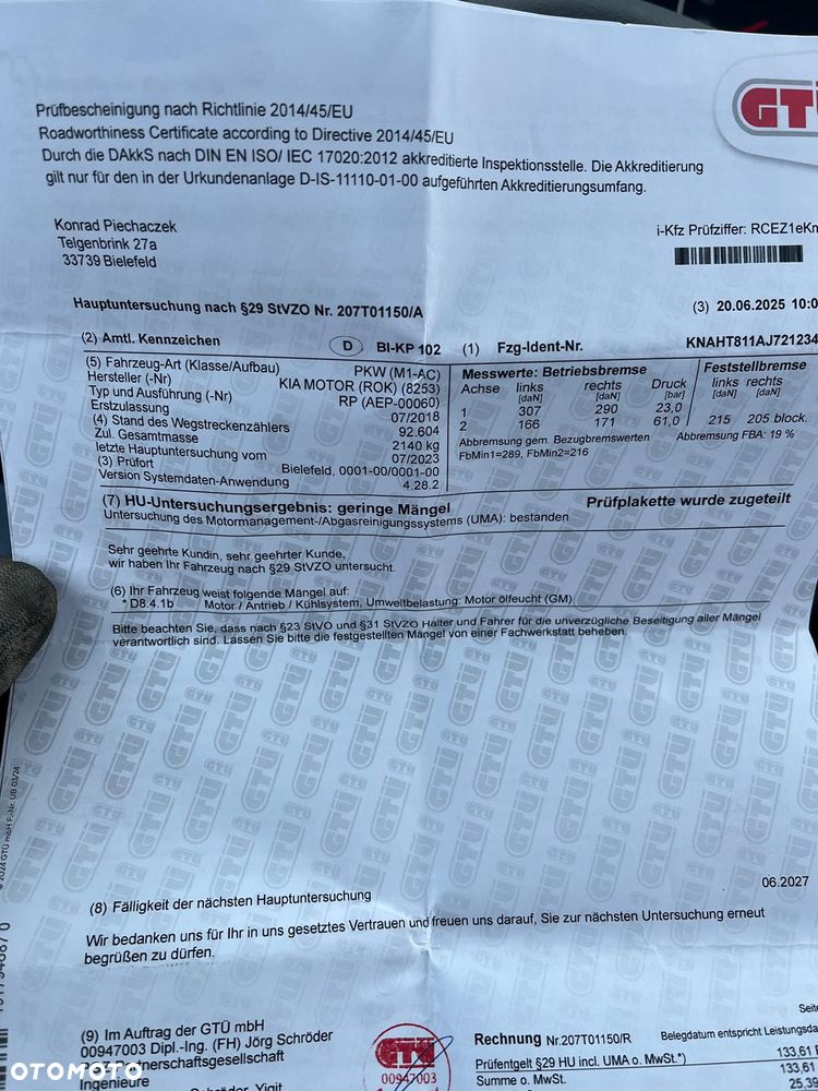 Kia Carens 1.6 GDI XL 7os EU6 - 13