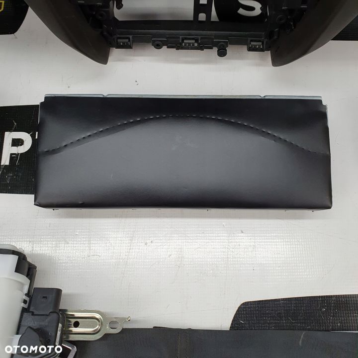 SKODA OCTAVIA III 3 5E0 LIFT BRĄZ DESKA ROZDZIELCZA KONSOLA KOKPIT PULPIT PODUSZKI AIRBAG AIR BAG PASY KIT SET - 7