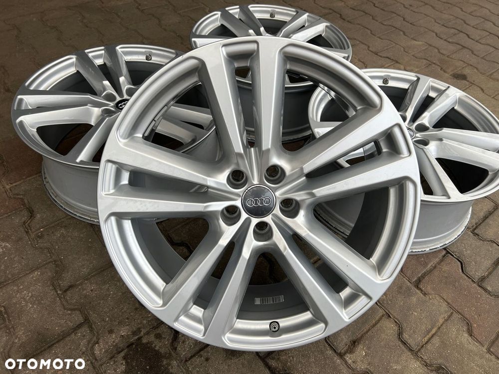 KOMPLET FELG FELGI ALU AUDI Q7 4M0 20 5X112 ET28 ORYGINALNE TPMS CZUJNIKI