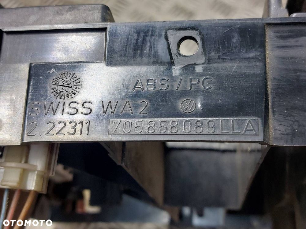 RAMKA KONSOLI ŚRODKOWA PANEL NAWIEWU VOLKSWAGEN TRANSPORTER T4 321819045C - 7