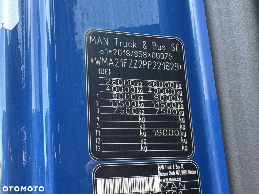 MAN 26.470 GM 6x2 OŚ SKRĘTNA BDF RAMA DO ZABUDOWY - 31