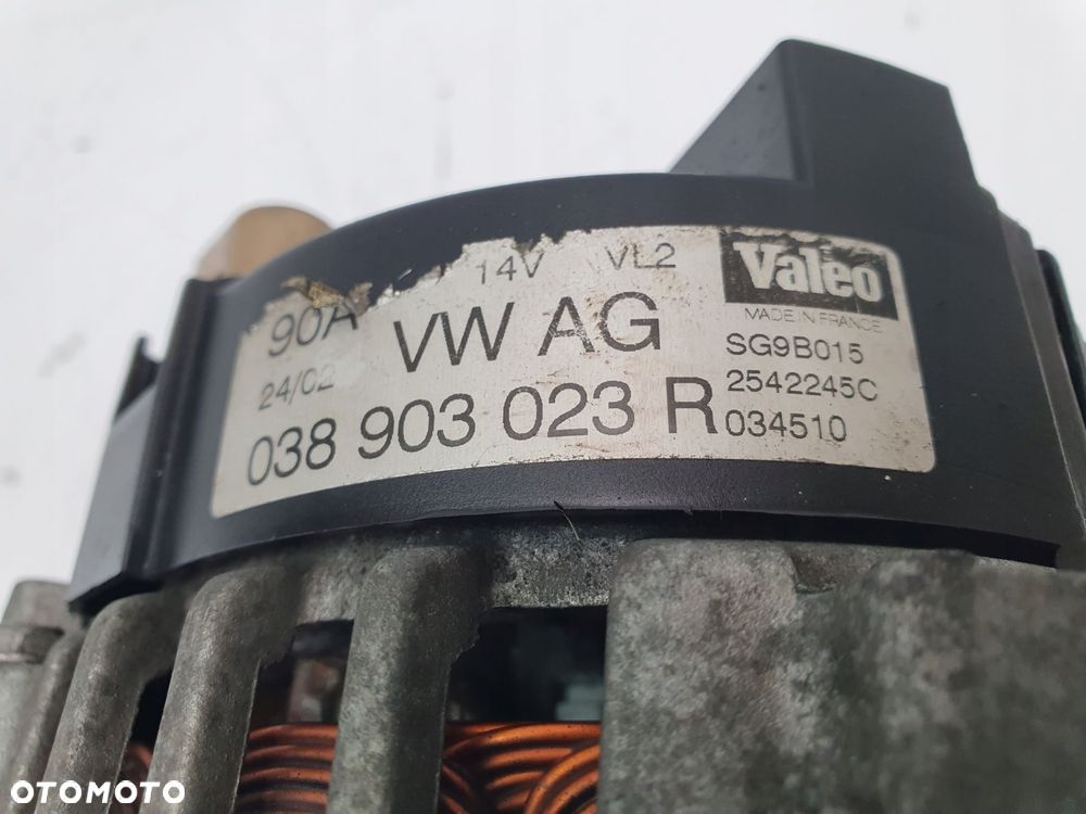 ALTERNATOR VW Golf IV 1.9 TDI Bosch Valeo 038903023R 2542245C 90A - 3