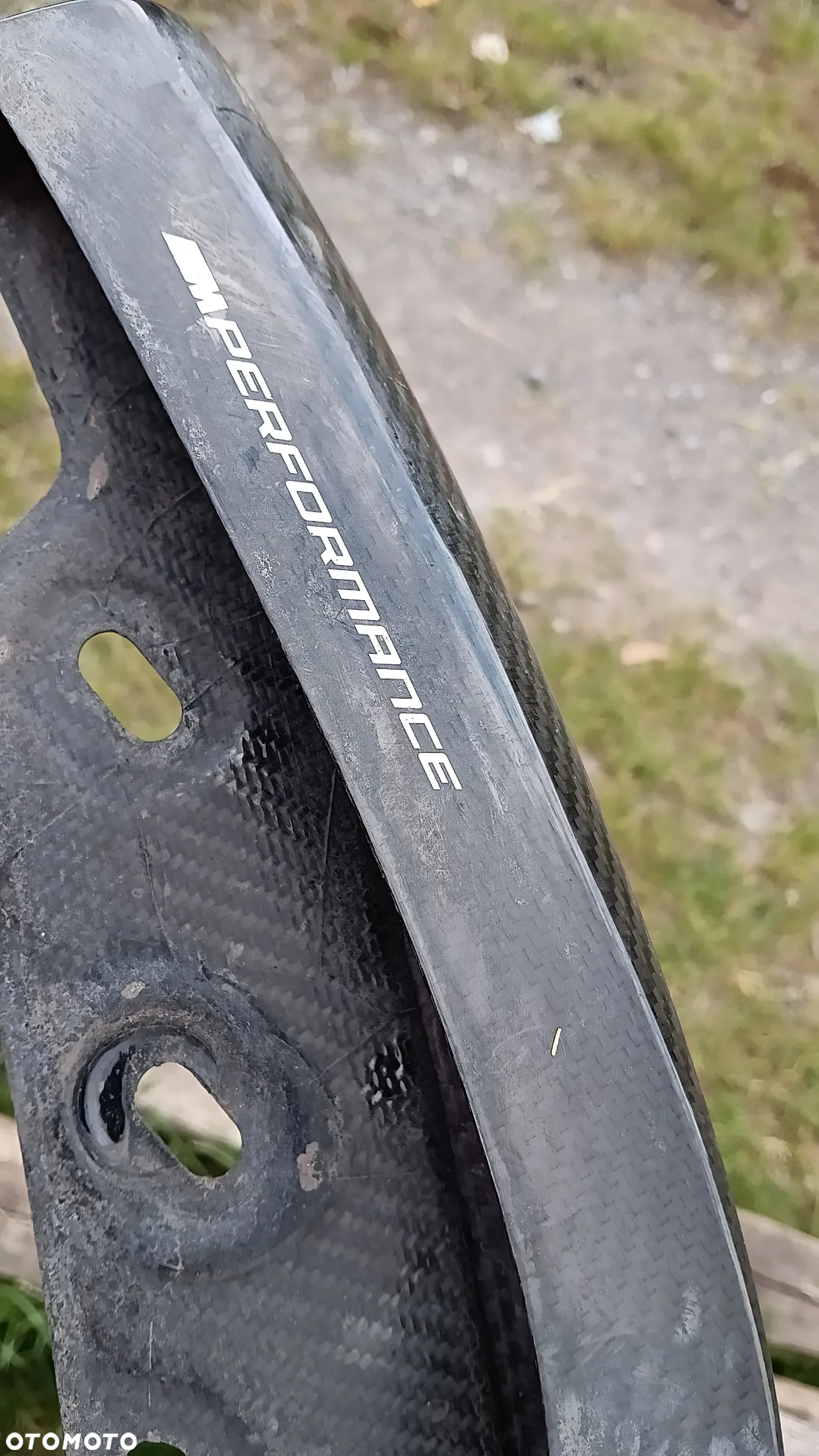 bmw g20 lift lci dokladka spojler zderzaka przod prawy carbon performance - 7
