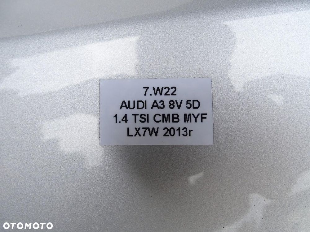 BŁOTNIK LEWY PRZÓD PRZEDNI LX7W AUDI A3 8V 5D SPORTBACK 3D 3 DRZWI 12-17r - 16