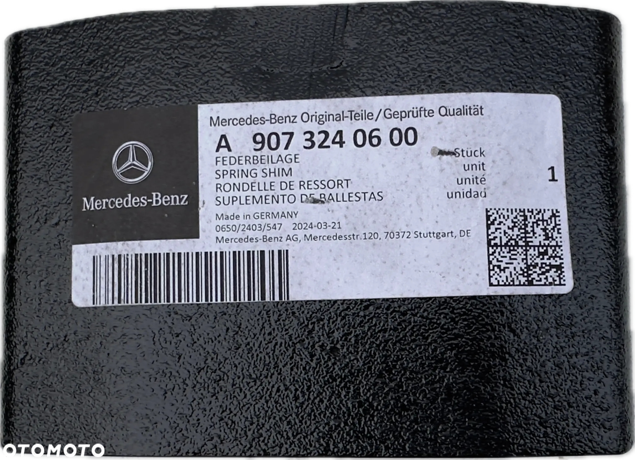 ODBOJ DYSTANS DYFRA 4MATIC MERCEDES SPRINTER W907 907 W910 ORYGINAL NOWE 9073240600 - 5