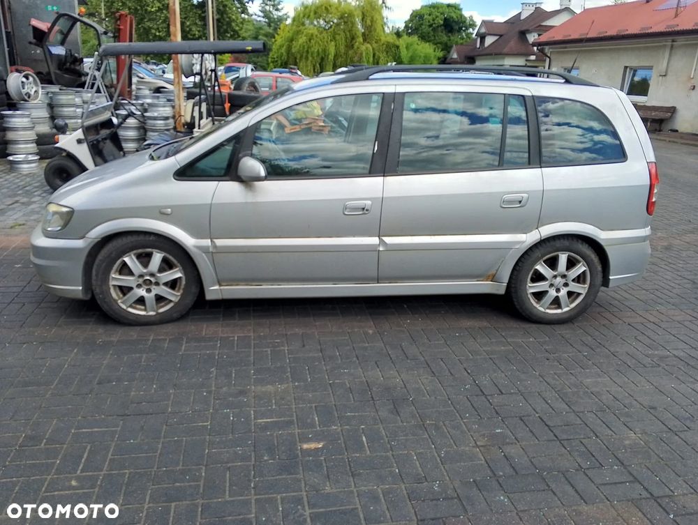 KOMPLETNY PRZÓD Opel Zafira A FL (Po Lift) OPC  SPORT !! (03-05r.) Z 157 / 2AU kolor lakier srebrny Europa MASKA LAMPA Xenon przetwornica prawa lewa ZDERZAK BŁOTNIK GRILL ATRAPA PAS PRZEDNI WZMOCNIENIE CZOŁOWE CHŁODNICA HALOGEN do założenia bez malowania - 3