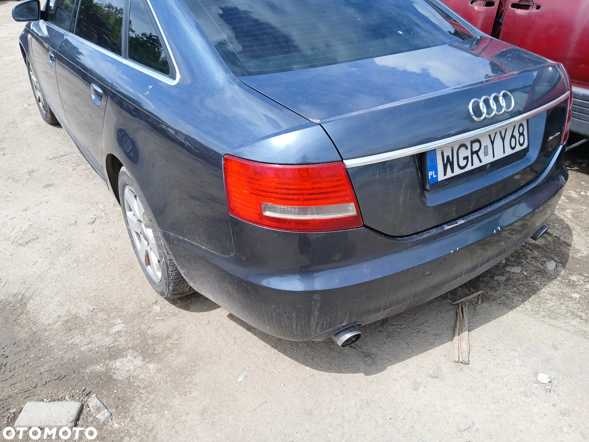 audi A6 C6 LZ7R maska pokrywa silnika klapa bagażnika zderzak lampa reflektor pas przedni stop - 5