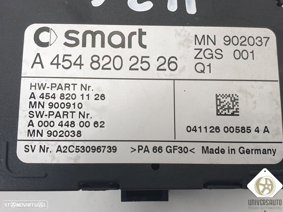 MODULO ELECTRONICO SMART FORFOUR 2005 - 3