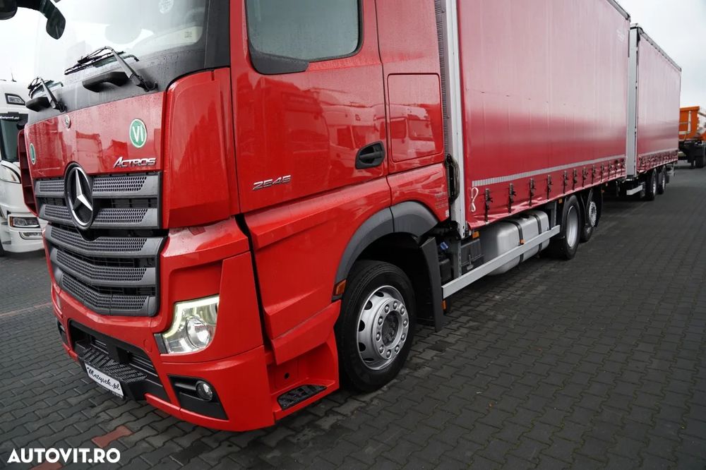 Mercedes-Benz ACTROS 2545 / TANDEM COMBINAT 120 M3 / TRANSIT / 6x2 / BIG SPACE / WIELTON / 2021 - 6