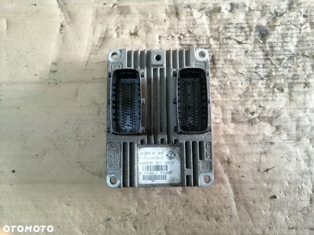 Fiat Grande Punto Evo 1.4 sterownik silnika IAW5SF.9 A2 51926687 plus wtyczki z wiązką - 3