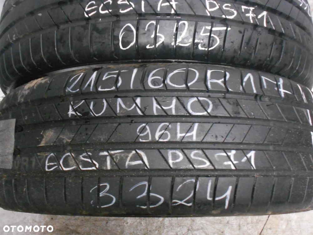 OPONY 215/60R17 KUMHO ECSTA PS71 DOT 0325 / 3324 8MM - 2