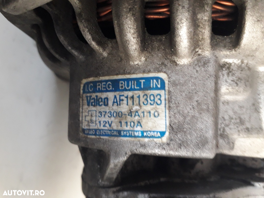 Alternator Kia Sorento 2.5 CRDi 37300-4A110 37300 4A110 373004A112 AF111393 TA000A62401 2002-2008 - 5