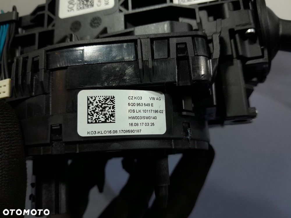 VW GOLF VII LIFT PRZEŁĄCZNIK ZESPOLONY MANETKI TAŚMA 5Q0953507HL - 9