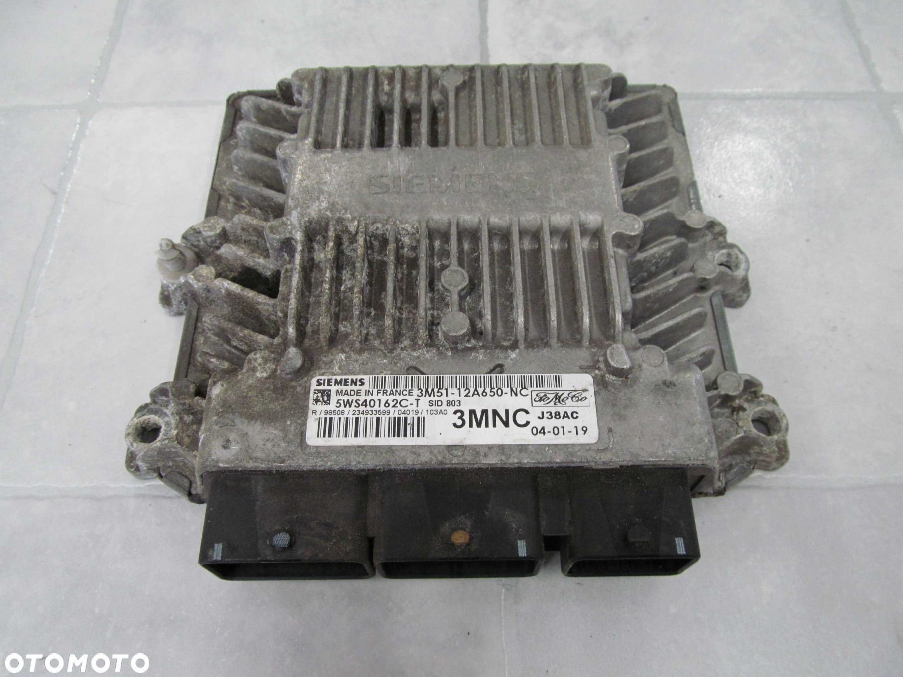 FORD 2.0 TDCI KOMPUTER STEROWNIK 3M51-12A650-NC 5WS40162C-T - 1