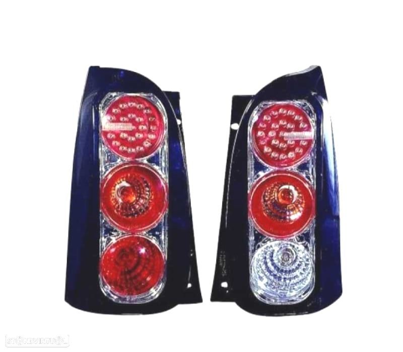 FAROLINS TRASEIROS LED SMART 98-06 PRETO - 1