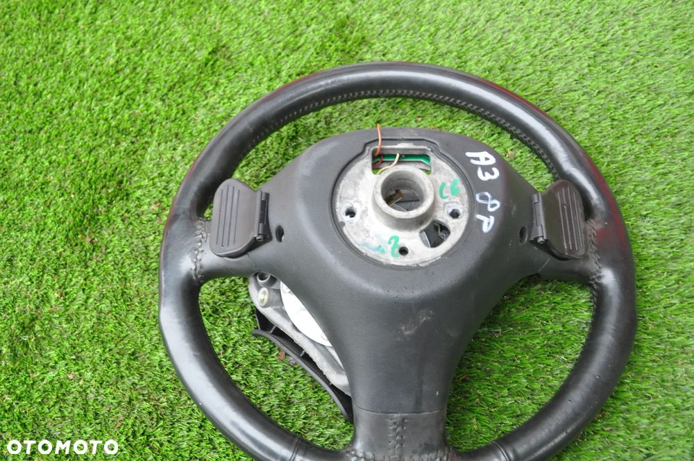 audi A3 8P kierownica skóra + łopatki WYSYŁKA - 5
