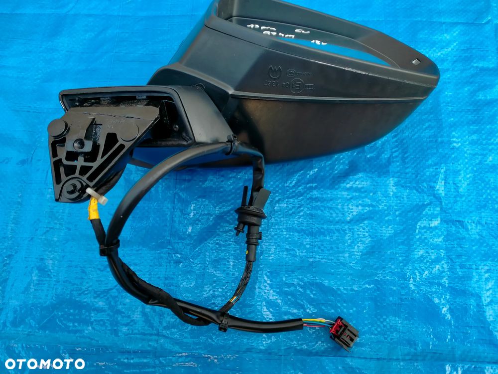 Audi Q7 SQ7 4M / Lusterko Prawe / SHADOW LINE / 13 Pin Pinów / Side Assist / Asystent / EUROPA - 5