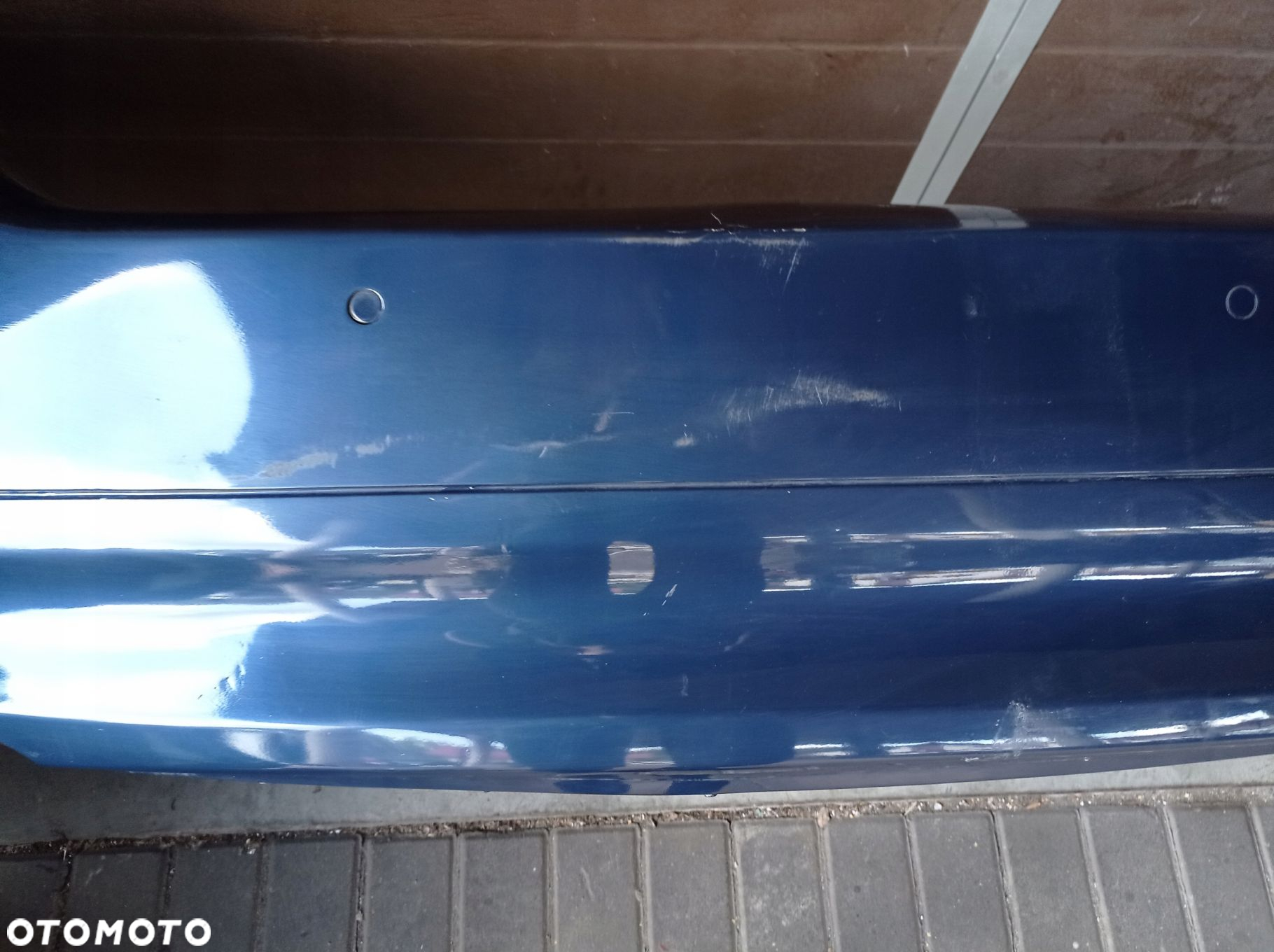 BMW E90 ZDERZAK TYŁ TYLNY MYSTICBLAU METALIC PDC - 2