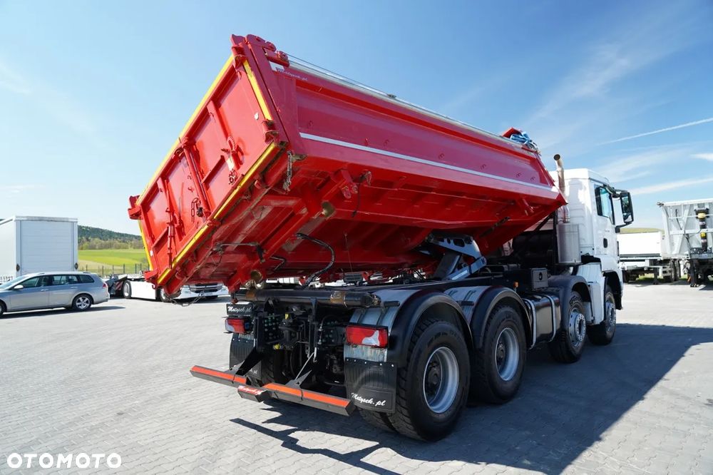 MAN TGS 35.460 / 8X4 / WYWROTKA 2 STR / BORDMATIC / MEILLER KIPPER / AUTOMAT / EURO 6 - 12