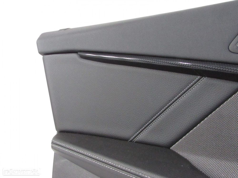 Forra da porta Em Tecido Esquerdo/Frente Seminovo/ Original BMW 1 (F40) - 3