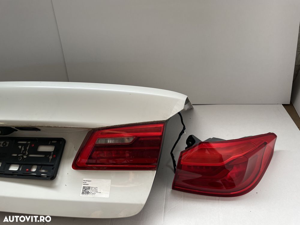 Portbagaj haion BMW seria 5 G30 capota stop camera stopuri - 3