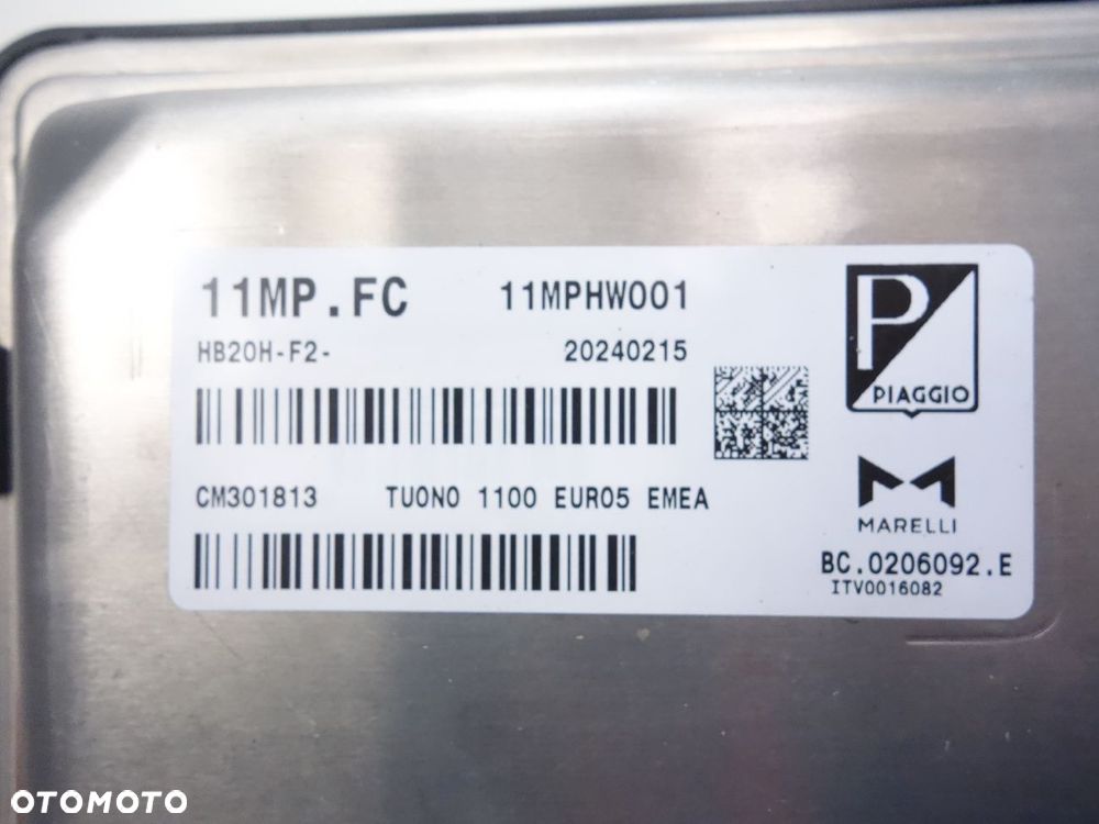 Stacyjka z kluczykiem moduł immobiliser Aprilia Tuono V4 1100 Factory - 6