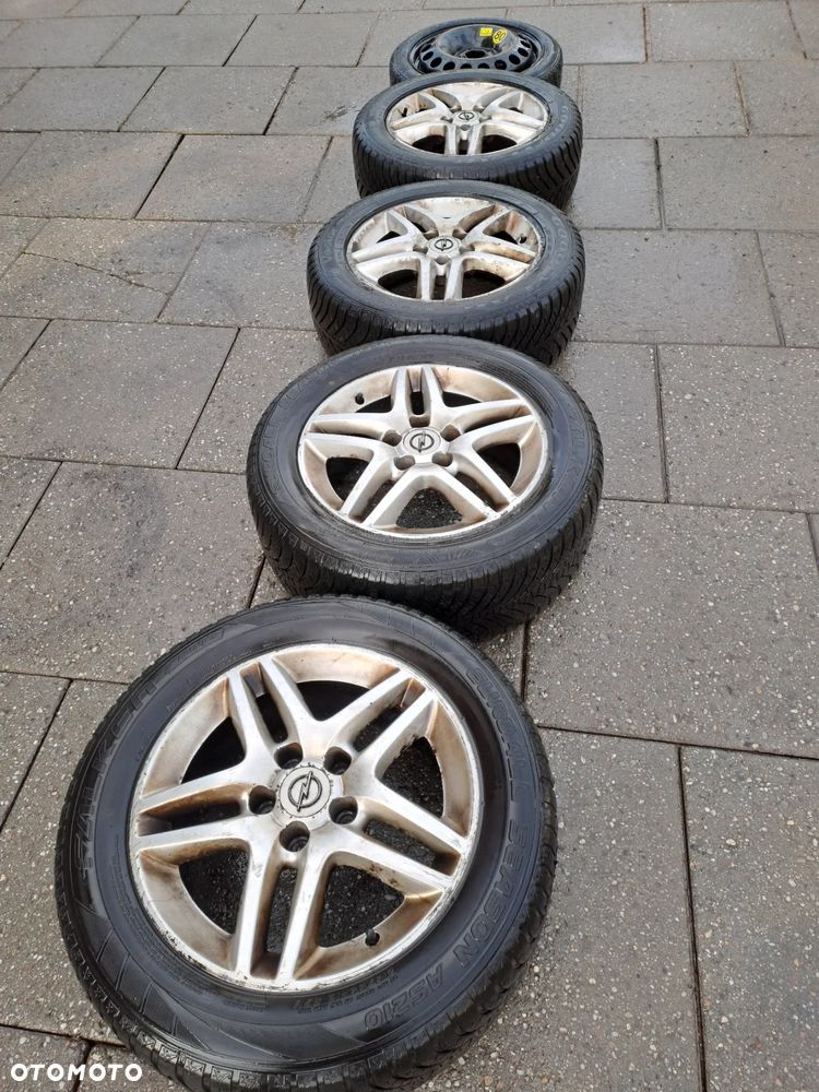Opel Vectra C komplet alumfelg z oponami zima 215/55 R16 5x110 - 2
