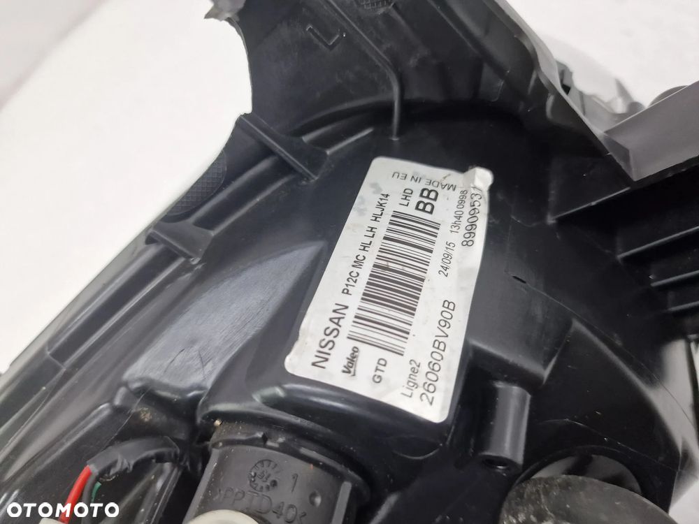 NISSAN JUKE F15 LIFT 14- LEWA LAMPA PRZEDNIA PRZÓD SOCZEWKA , NR 26060BV90B / 89909531 , NR AUKCJI LA528 - 13