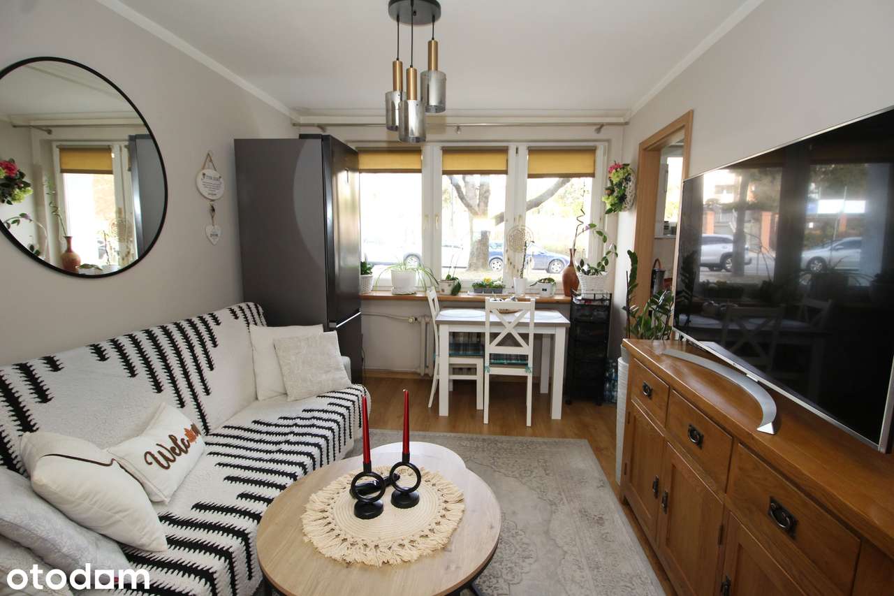 3 pokoje 46,5 m2 parter niski blok